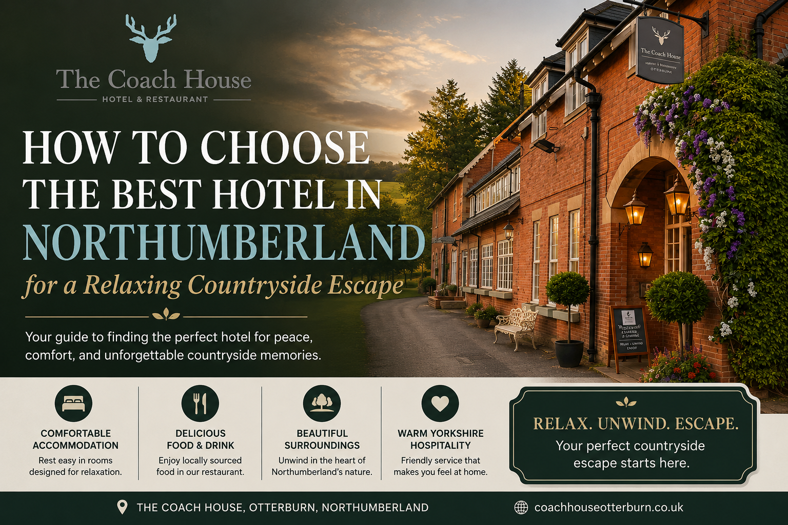 How to Choose the Best Hotel in Northumberland for a Relaxing Countryside Escape