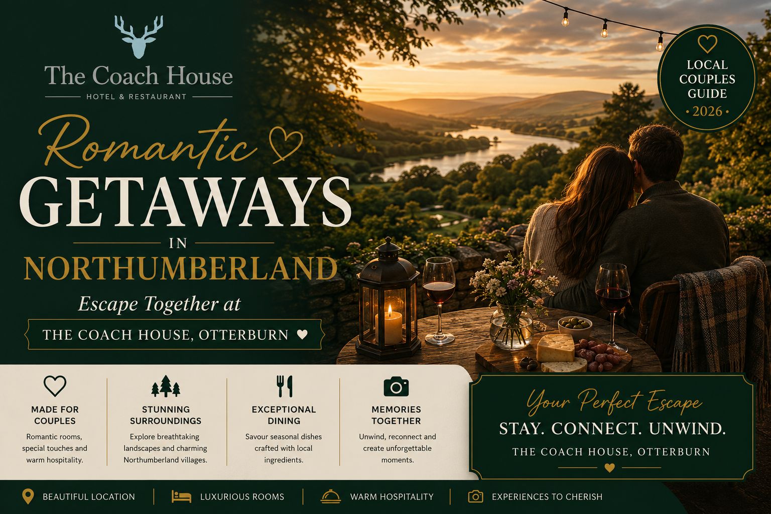 Romantic Getaways in Northumberland: Escape to The Coach House, Otterburn