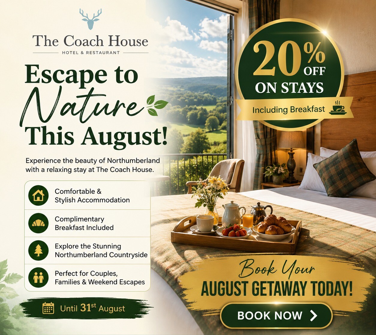 Coach House August Offer