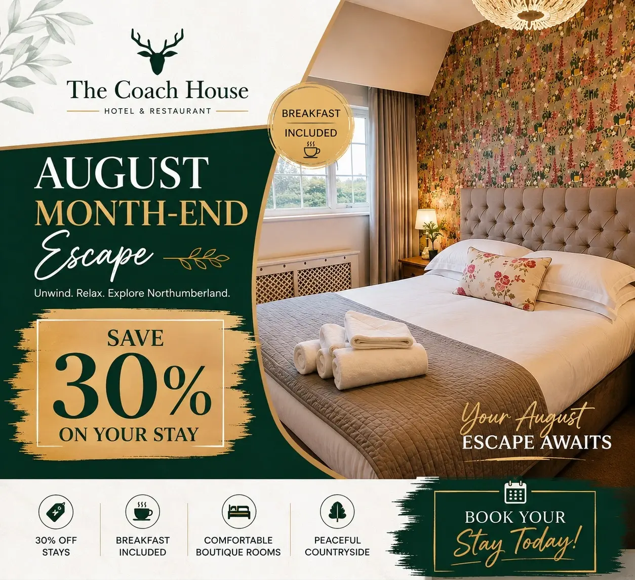 Coach hotel month end deal